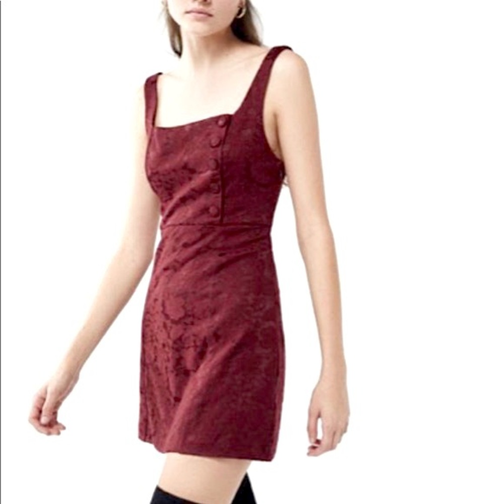 Urban Outfitters Burgundy Lace Dress 6